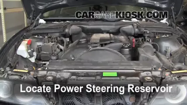 2002 BMW 530i 3.0L 6 Cyl. Liquide de direction assistée Vérifier le niveau de liquide
